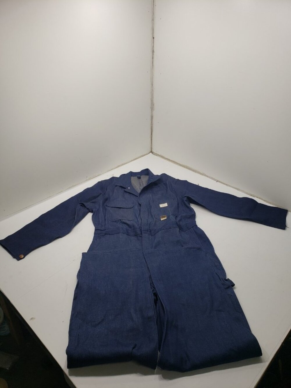 Vintage Big Mac JCPenney Blue Denim Coveralls 42R Workwear Made In USA